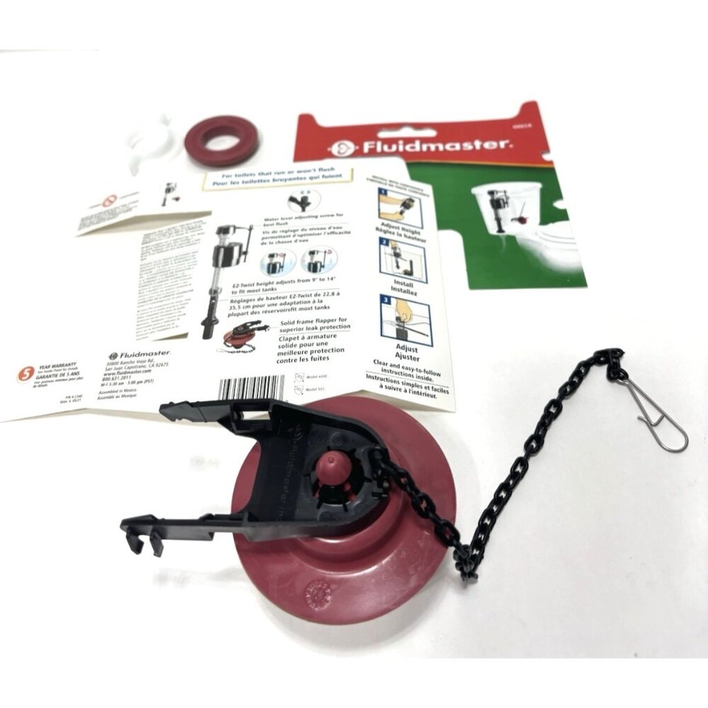 Fluidmaster Toilet Flapper Only From Universal Fill Valve Repair Kit Unused Part